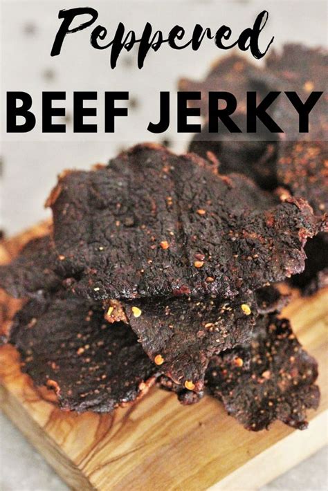 jerkaye|Homemade Peppered Beef Jerky Recipe and Video .